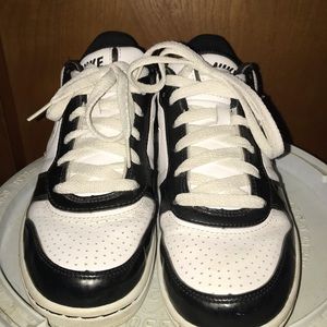Black and white Nike